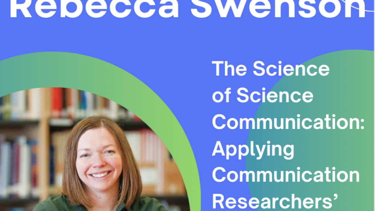 Science Says presents Rebecca Swenson